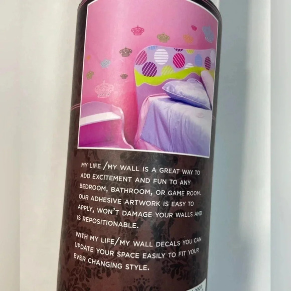 My Life/My Wall - Graffiti  Wall Accents – Crowns w/ 54 Rhinestones – BNIB 👑💎 - Picture 3 of 9